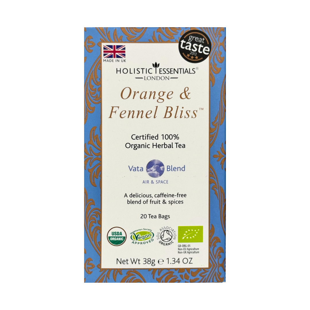 Orange & Fennel Bliss™ - Organic Herbal Tea - Vata Blend