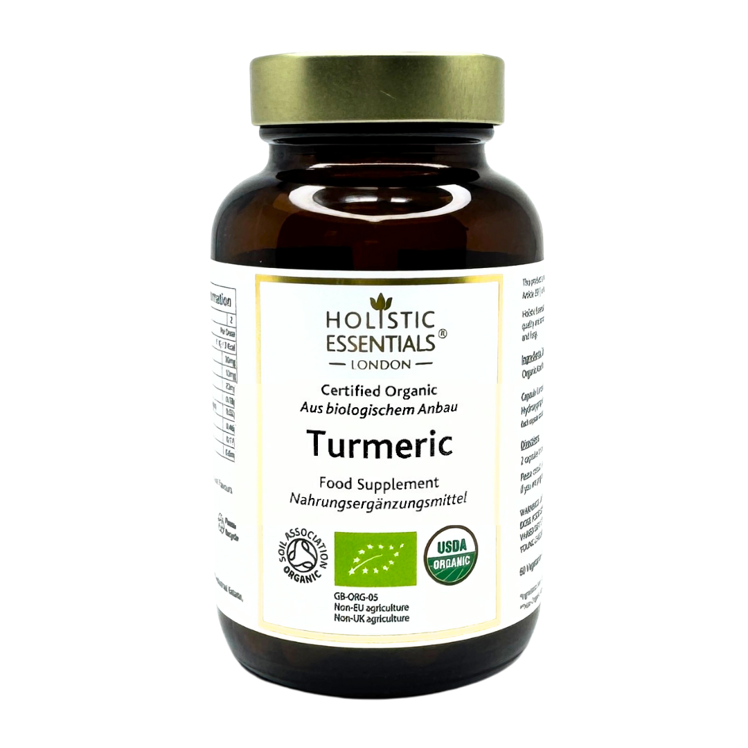 Certified Organic Turmeric Capsules | Holistic Essentials